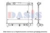 AKS DASIS 210237N Radiator, engine cooling